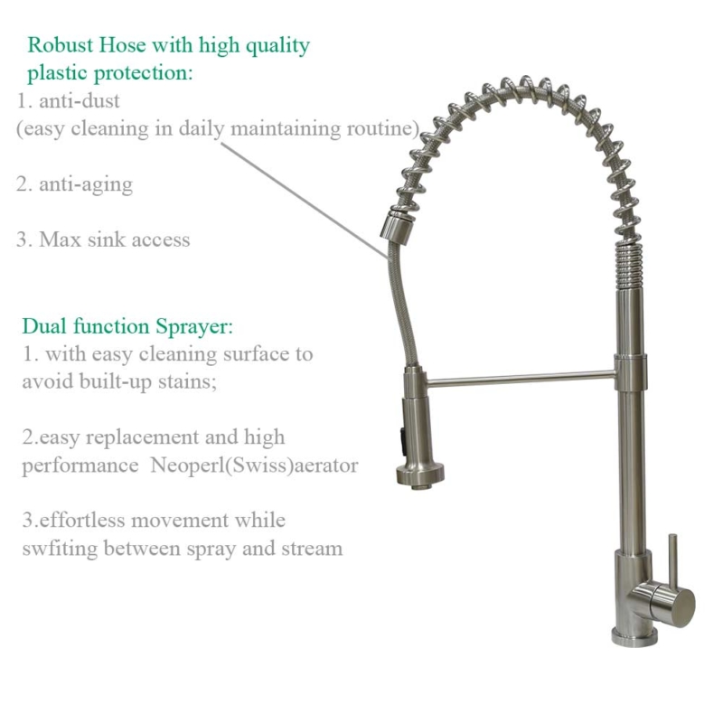 industrial kitchen faucet