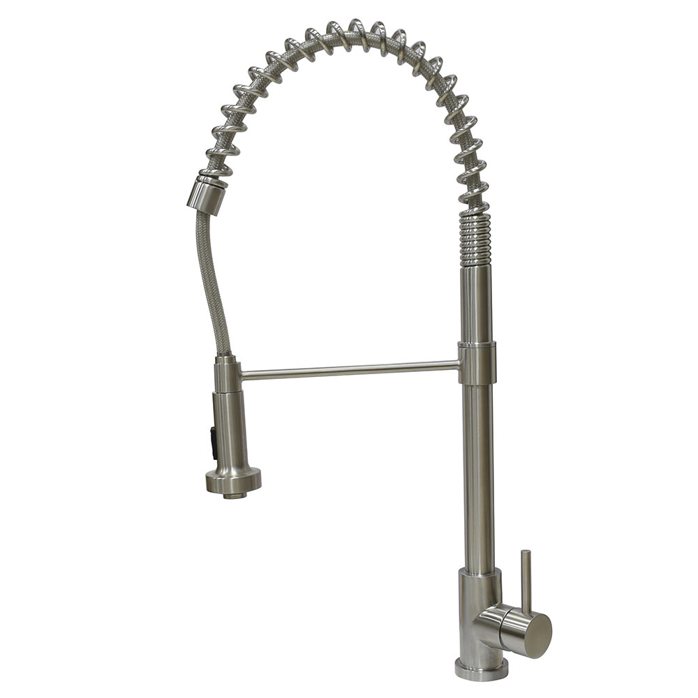 Stainless Steel Commercial Style Pre Rinse Kitchen Faucet With