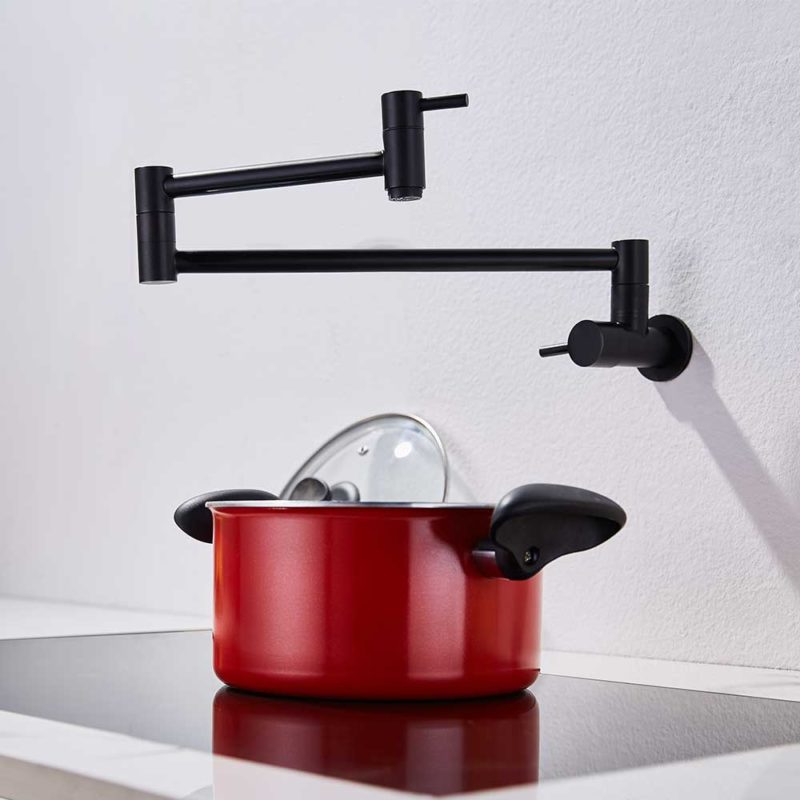 Matte Black Pot Filler Faucet