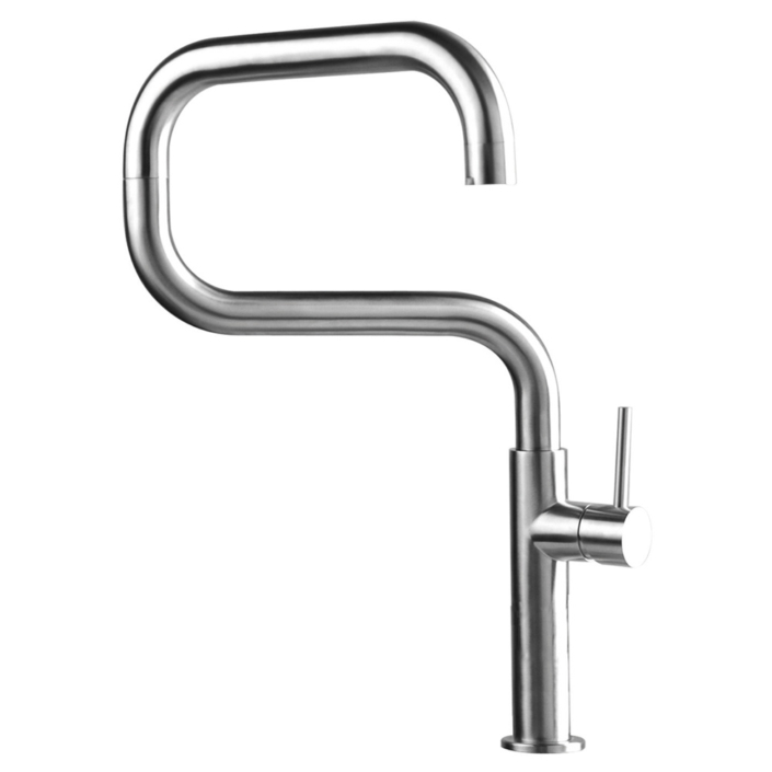 stainless steel folding kitchen faucet