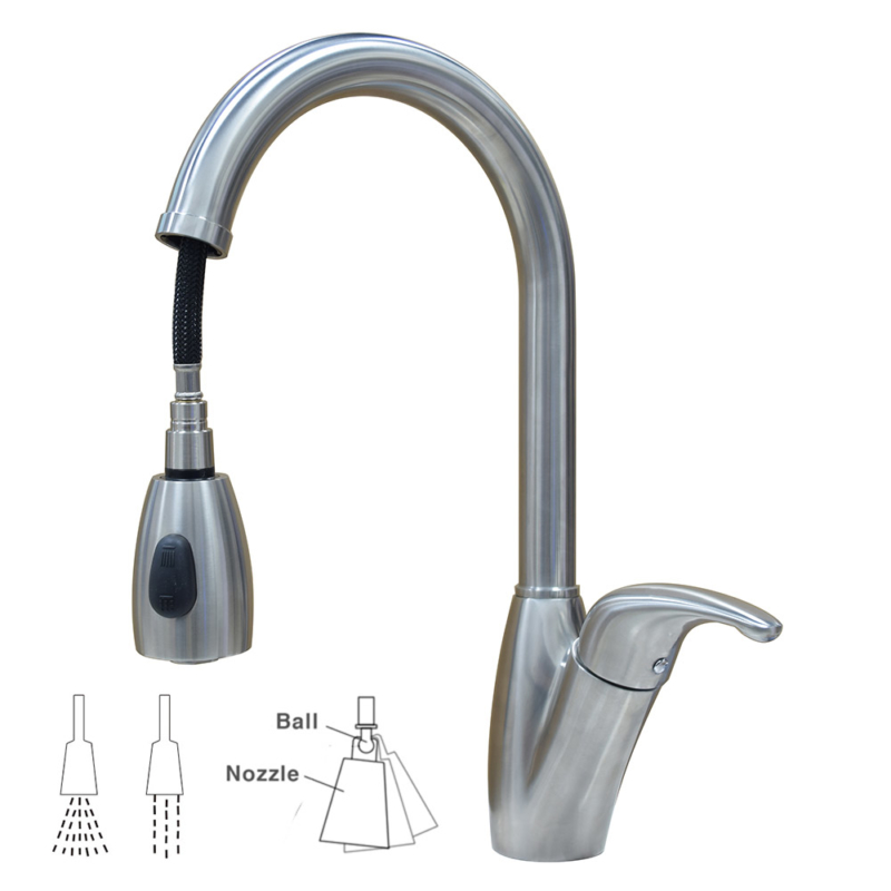 stainless steel best pull down faucet