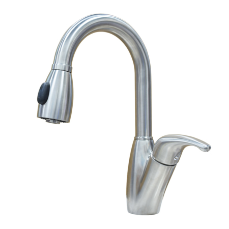 stainless steel upc kitchen faucet with pull down sprayer