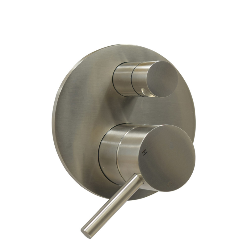 2 way shower diverter valve with shower valve plate