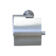Covered toilet paper holder,Brushed stainless steel