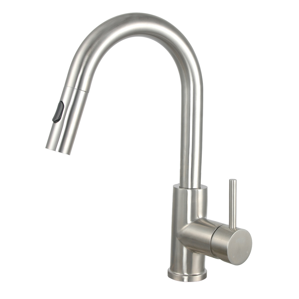 Torino Kitchen Faucet , Pulldown , Brushed Finish