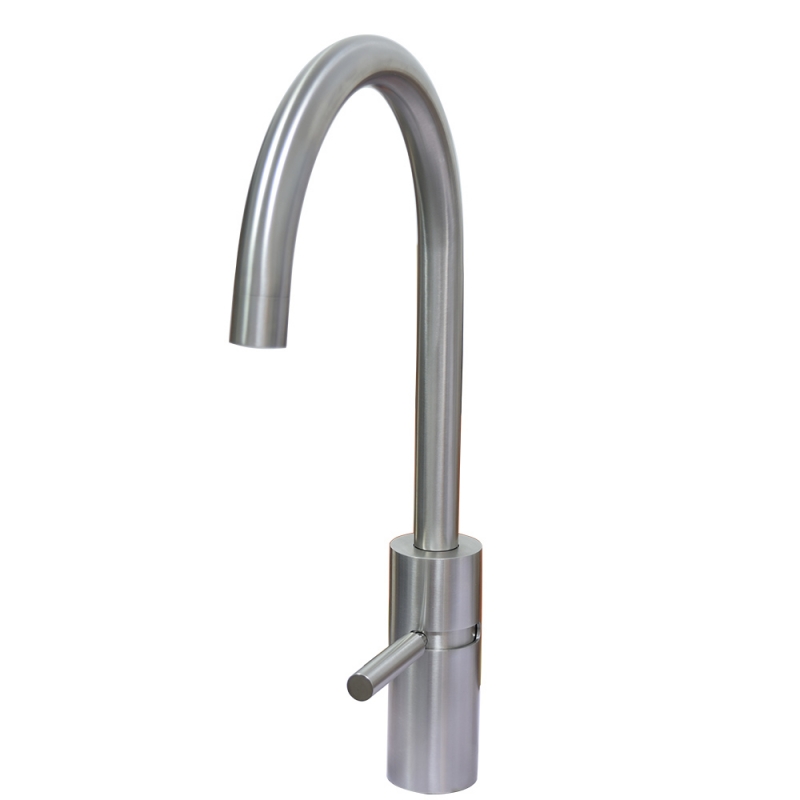 seamless operating kitchen faucet