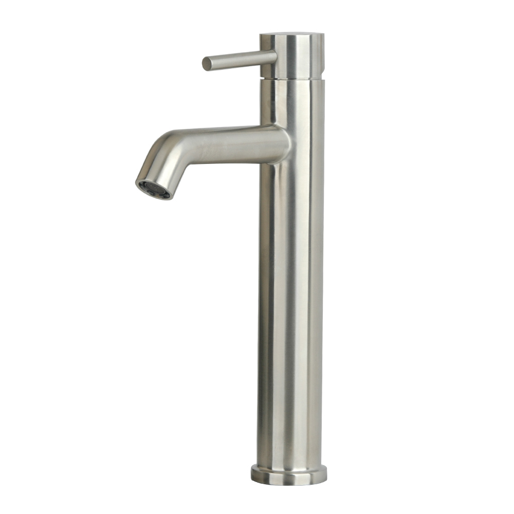 Sorrento Vessel Sink Single Hole Bathroom Faucet, stainless steel,bristol sinks