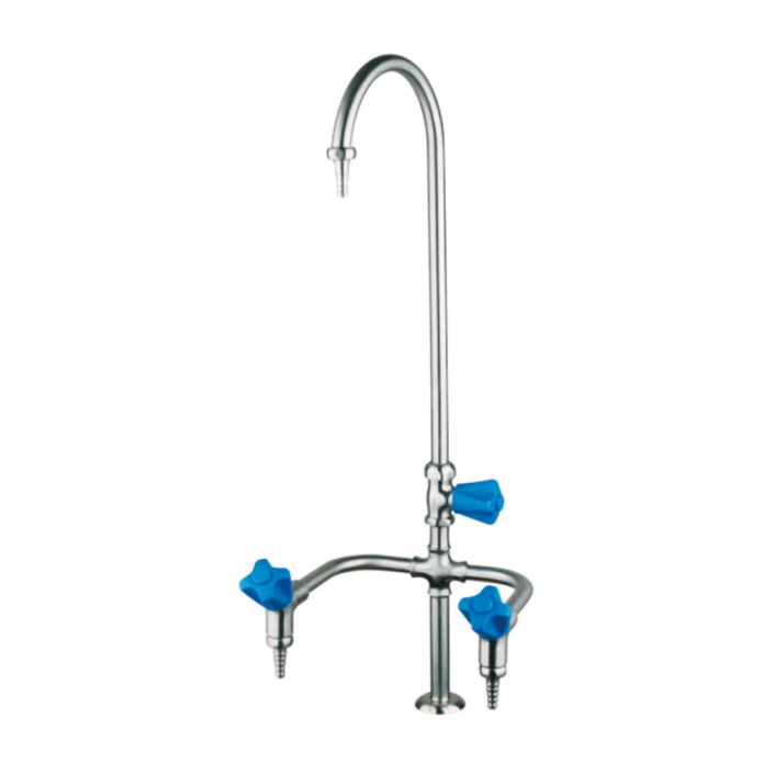 stainless steel deck mount 3 way Laboratory faucet
