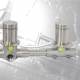 concealed stainless steel concealed faucet with integrated spirit level