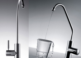 stainless steel sparkling water faucet