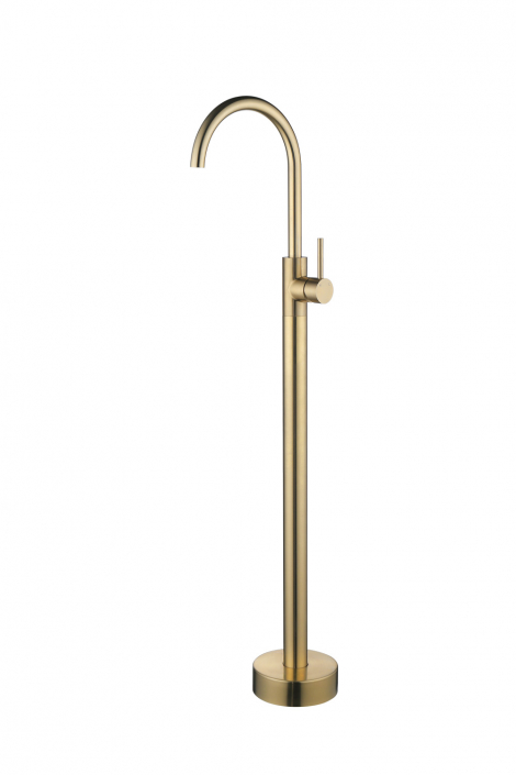 gold stainless steel freesanding bathroom mixer