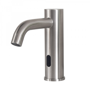Commercial touchless bathroom sink faucet, stainless steel