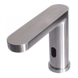 commercial deck mounted touch free automatic sensor faucet, stainless steel